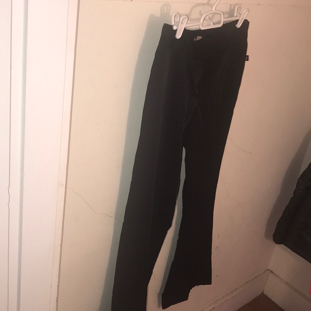 Classic Black Bootcut Dress Pants